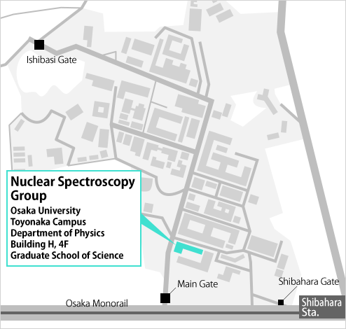 Toyonaka Campus map