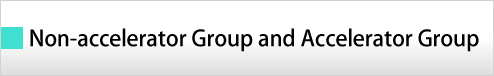 Non-accelerator Group and Accelerator Group